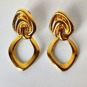 Vintage Vendome Door Knocker Style Earrings